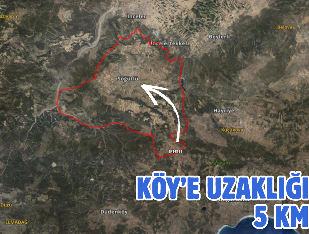 DENİZLİ ÇARDAK SÖĞÜT 2.939 M² TARLAMIZ SATILIKTIR - DENİZLİ ÇARDAK fotoğraf 2